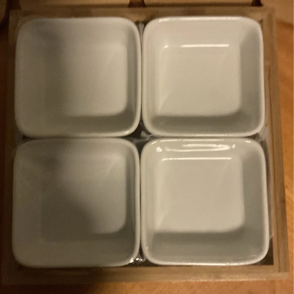 Urban Cupboard Condiment Serving Set, 5 Piece‎ Ceramic Set, NIP